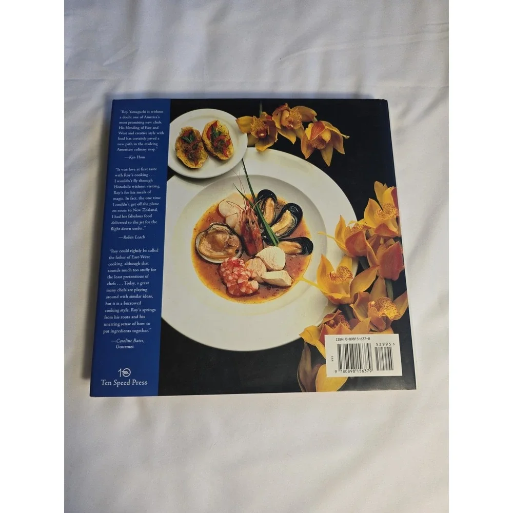 SIGNED Roy's Feasts from Hawaii by Roy Yamaguchi 1995 Hardcover‎ Cookbook Nice